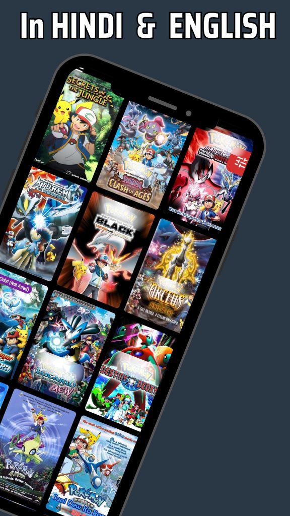 Home Pokemon episodes in Hindi and English in PokeFlix tv